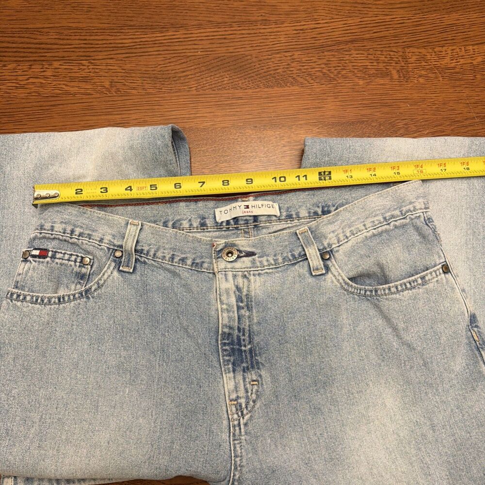 Tommy Hilfiger Jeans Womens 10R Blue Straight Leg Light Wash Denim 100% Cotton - Picture 9 of 13